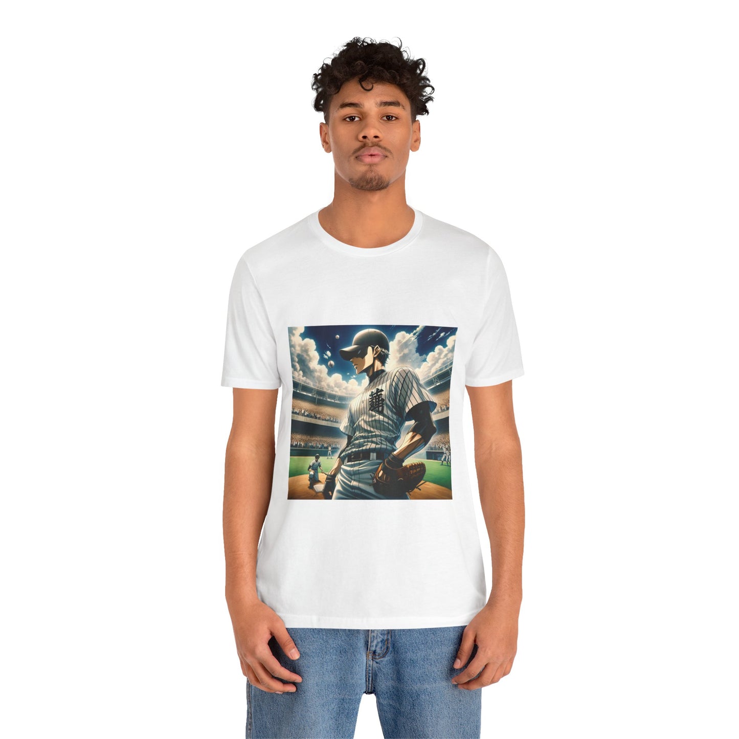 Anime inspired Baseball Jersey Short Sleeve Tee