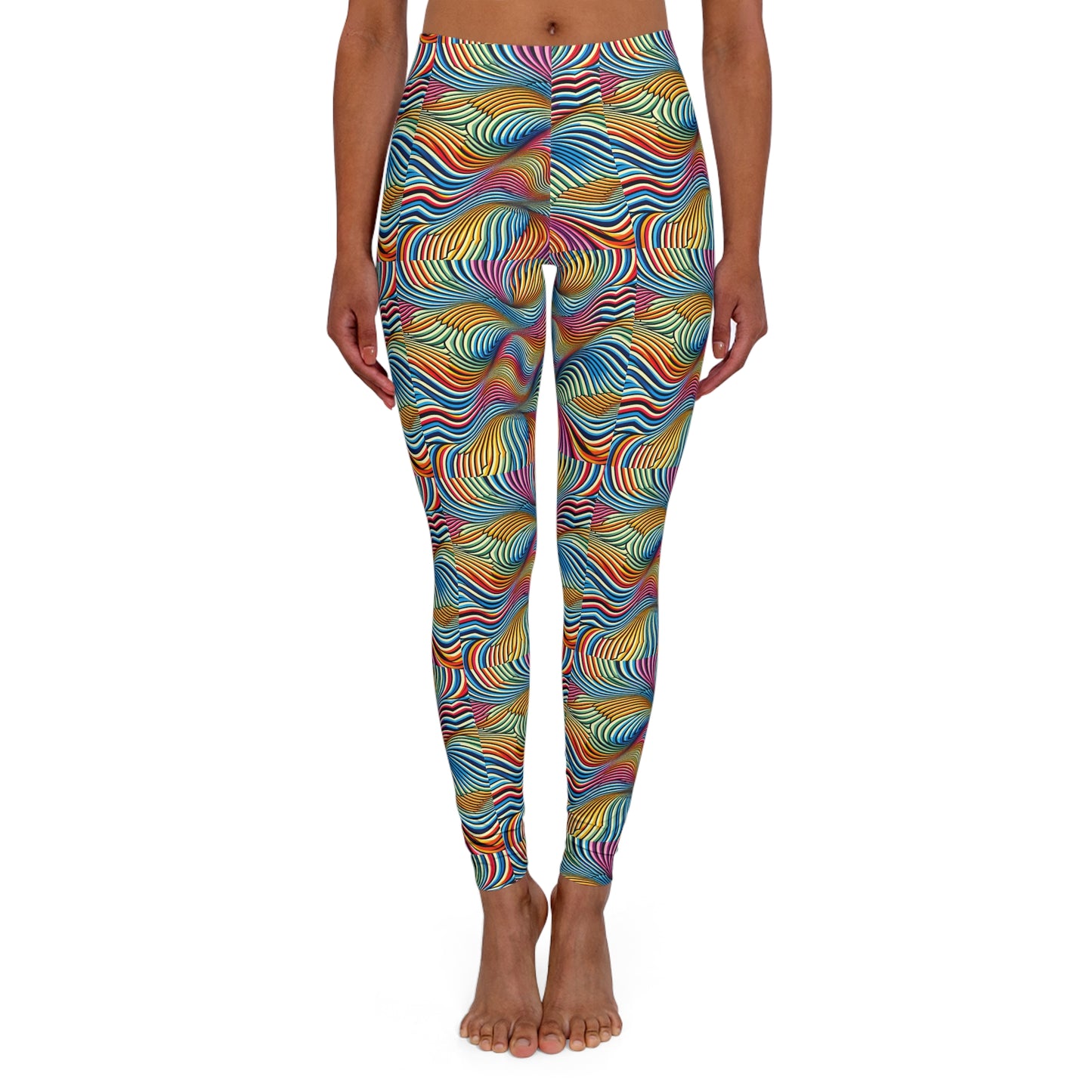 Women's Mind Warping Spandex Leggings (AOP)