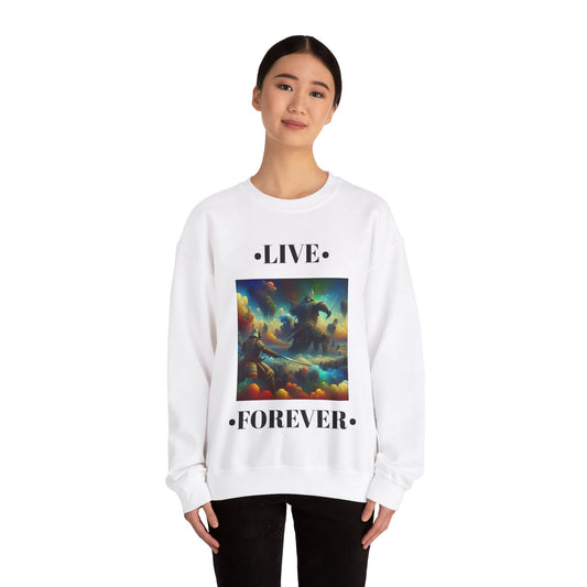 Live Forever Heavy Blend™ Crewneck Sweatshirt