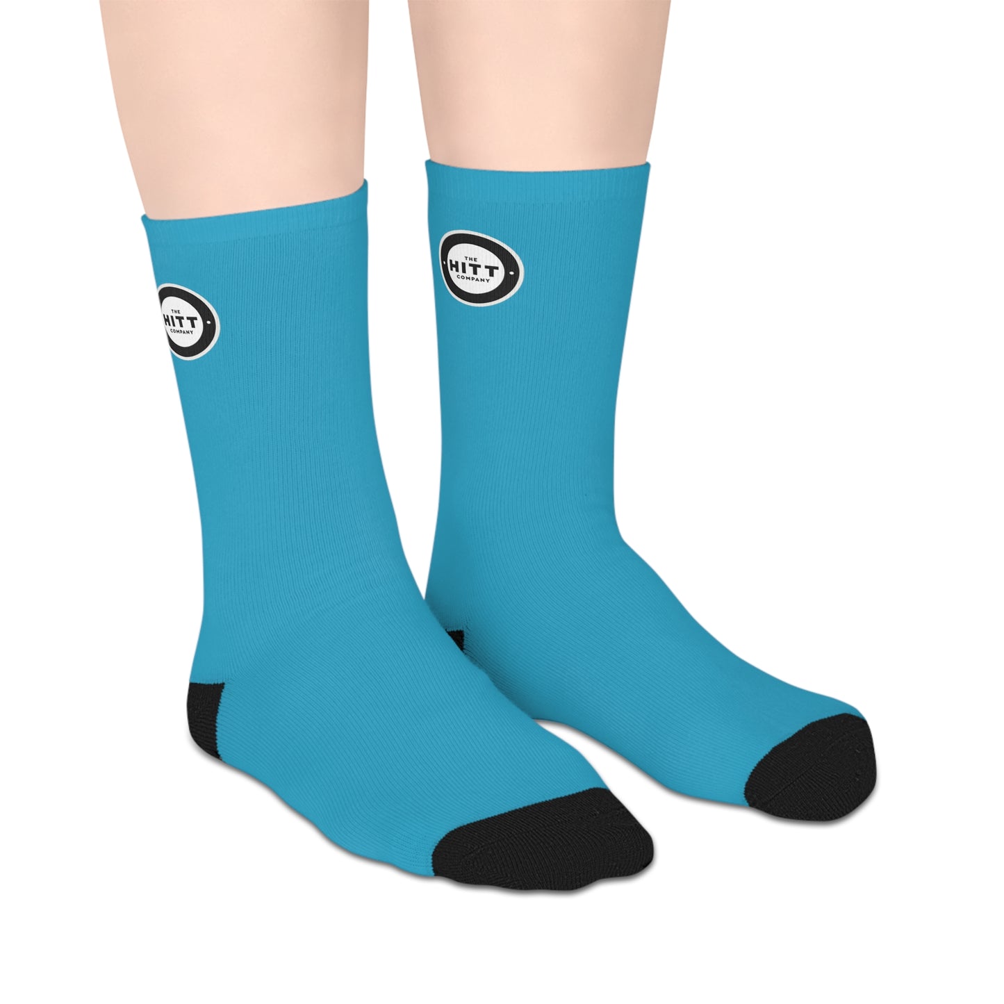 Official HITT Mid-length Socks - Sky Blue