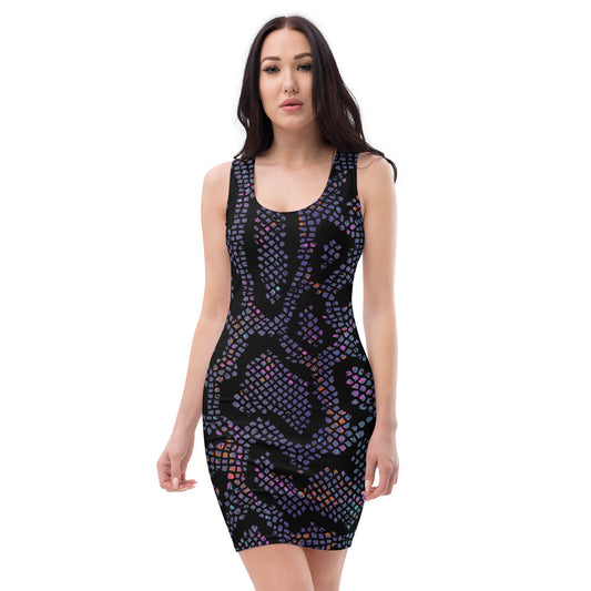 Purple Rattler - Bodycon dress