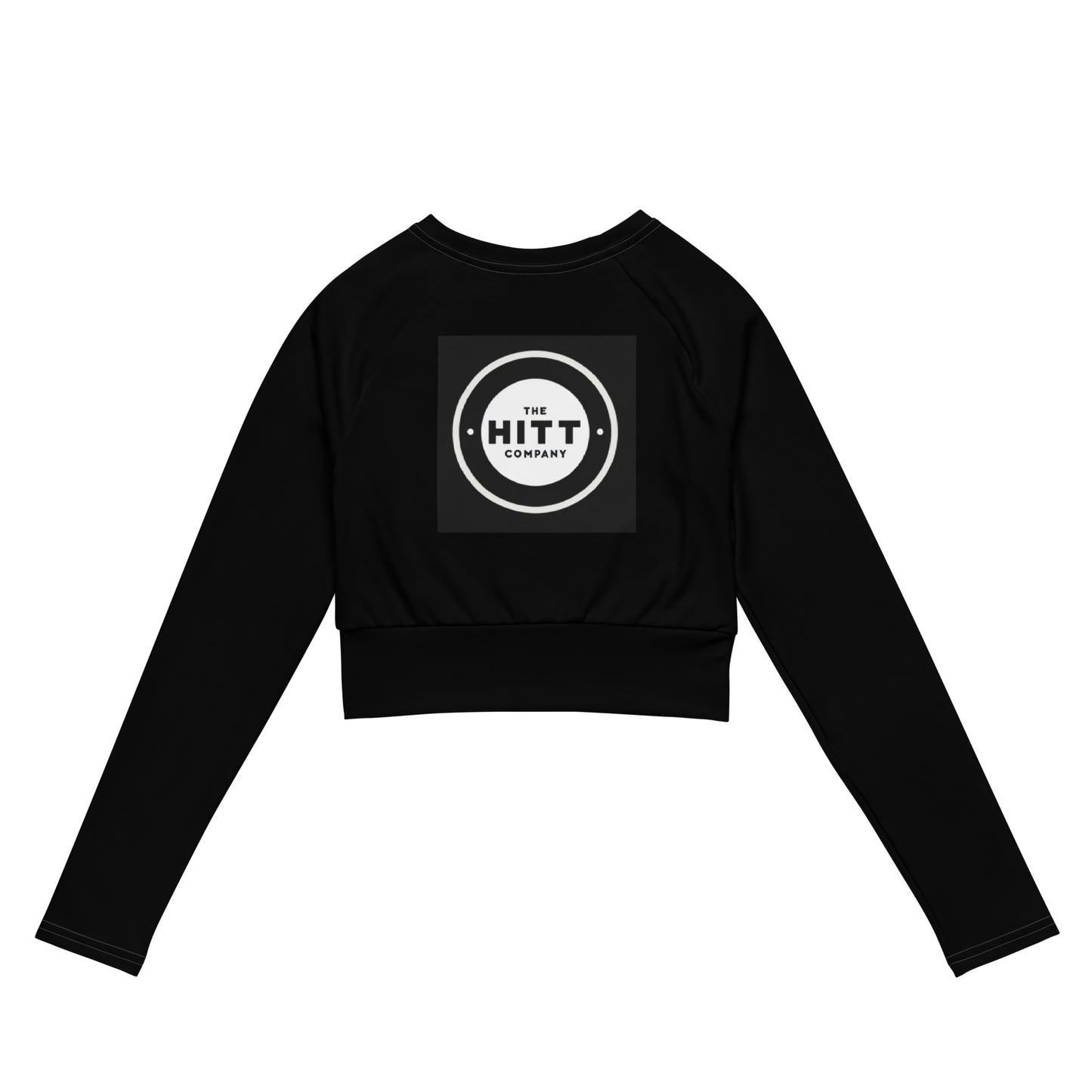 This Official HITT Black long-sleeve crop top