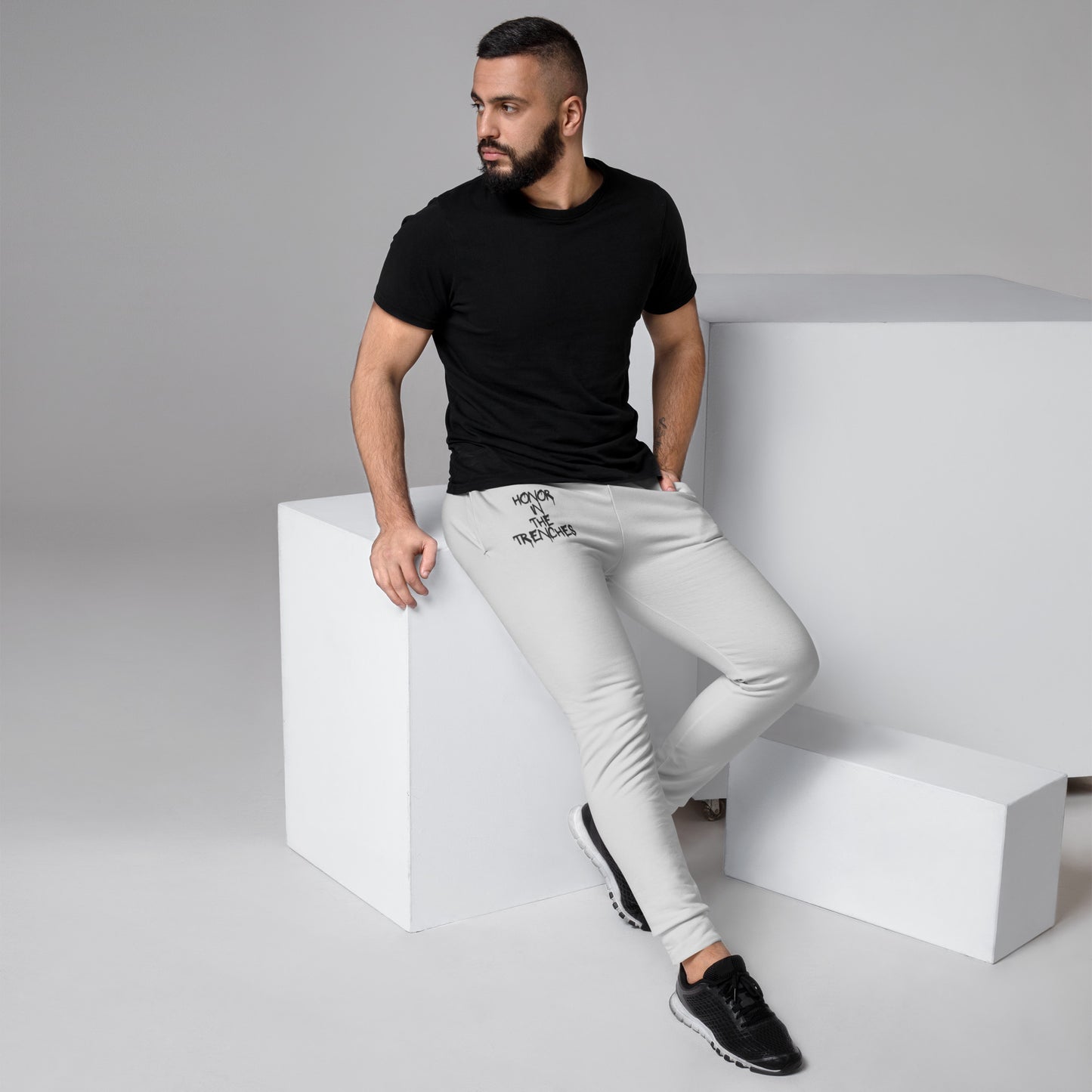 Men's HITT Premium Joggers - Whisper White