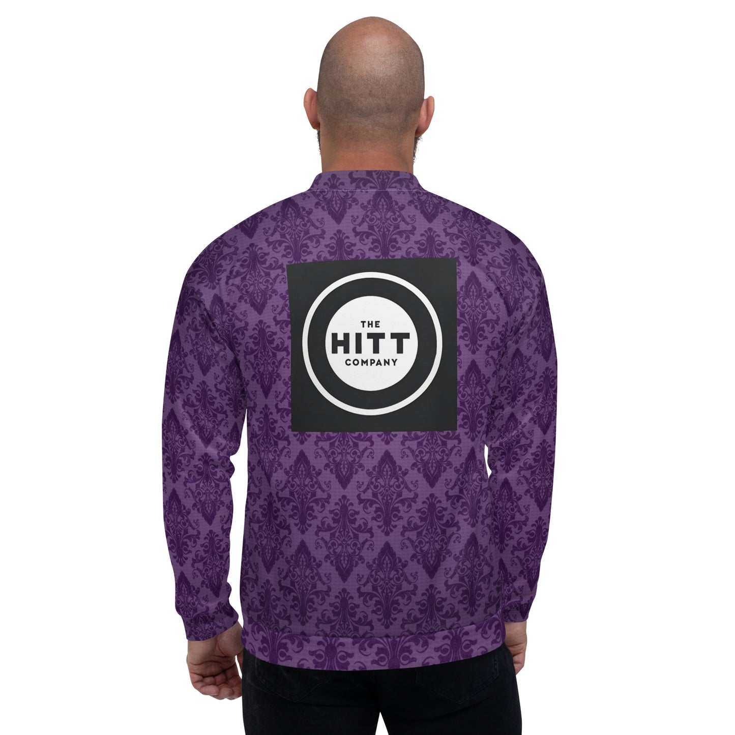 The Official HITT Purple Patterned Bomber Jacket