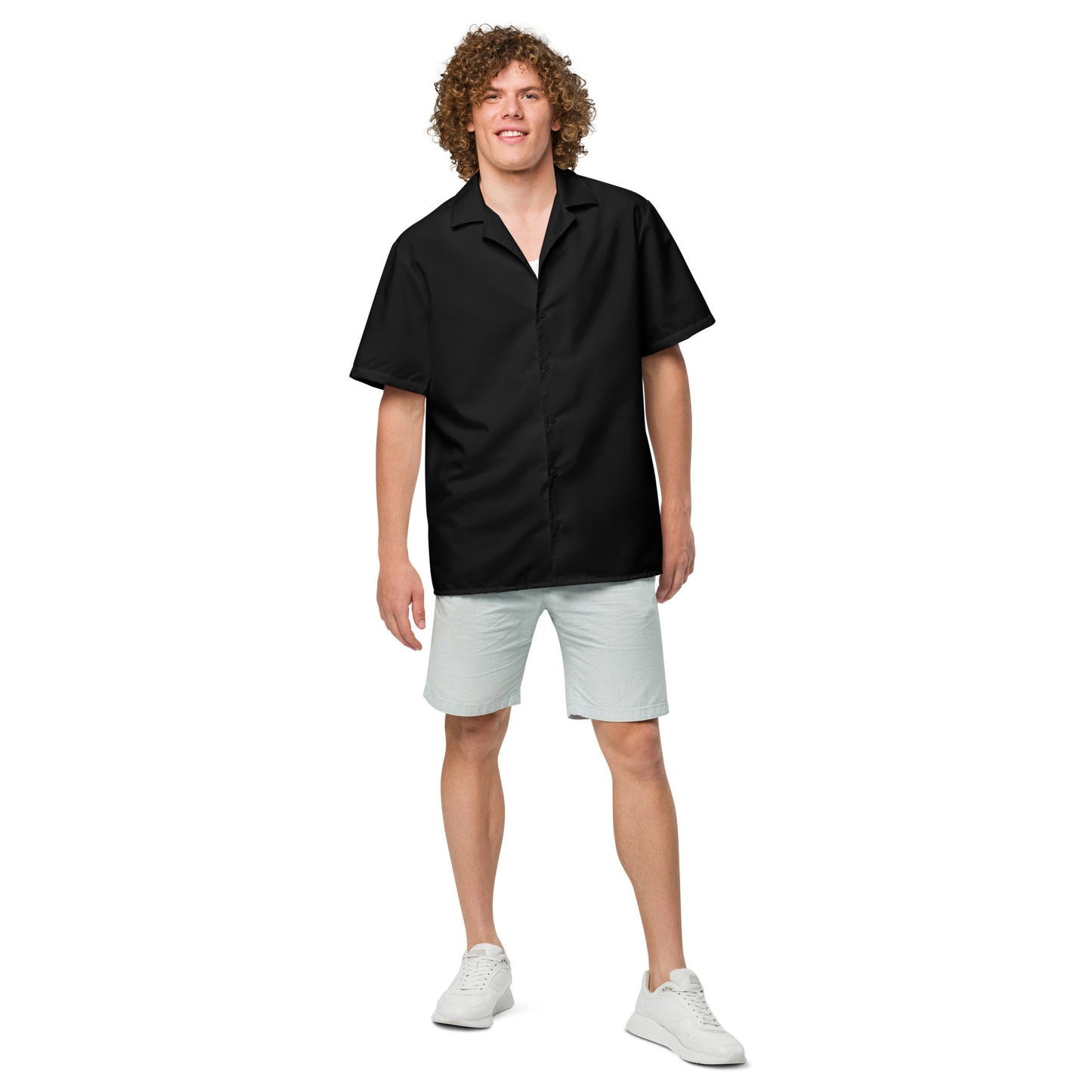 Men’s Official HITT Black button shirt V2