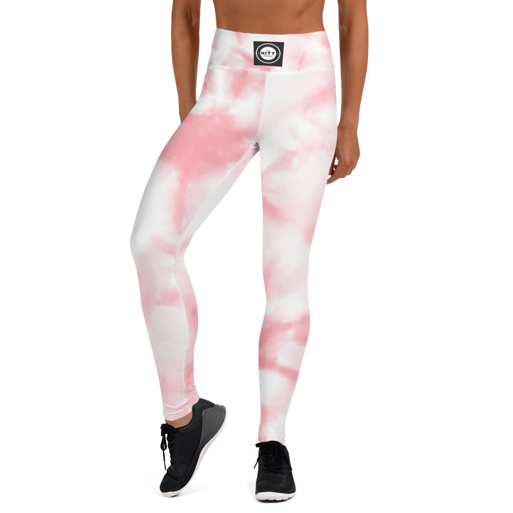 The Official HITT Yoga Leggings Pink Dye