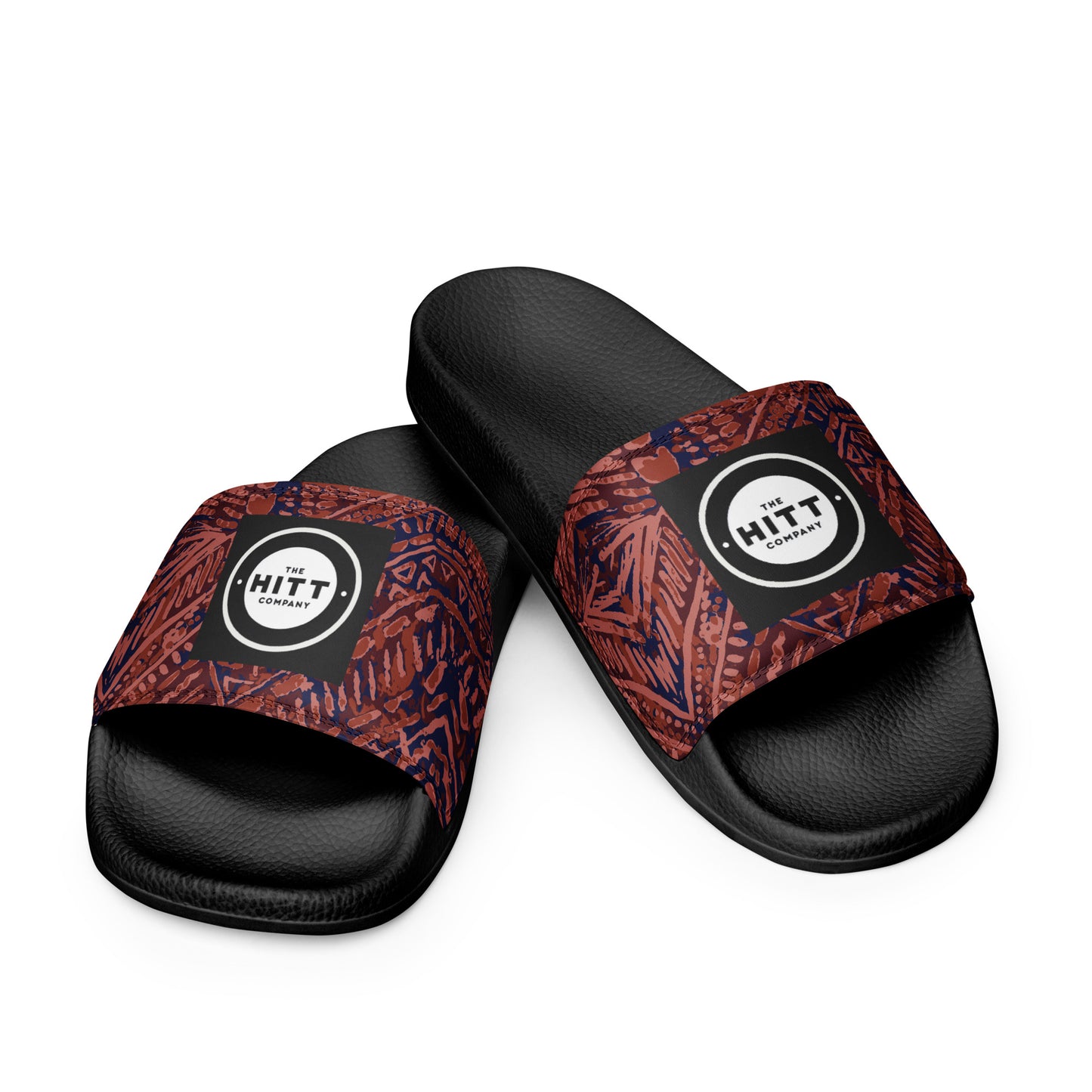 The Official HITT Company Men’s slides (Red Pattern)